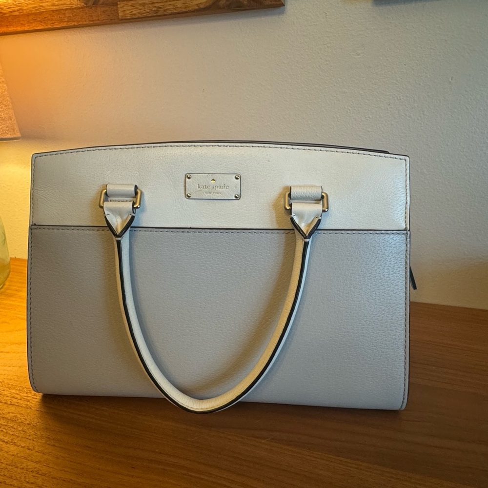 Kate Spade ♠️ White and Grey Handbag